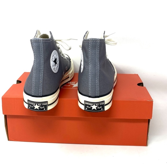 Converse Chuck Taylor 70 High Top Canvas Gray Women's Size Sneakers 164946C - Picture 3 of 9